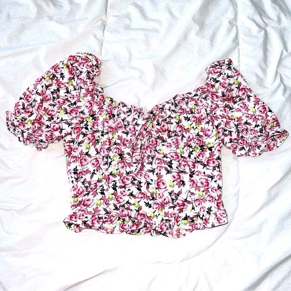 Zara Foral Top